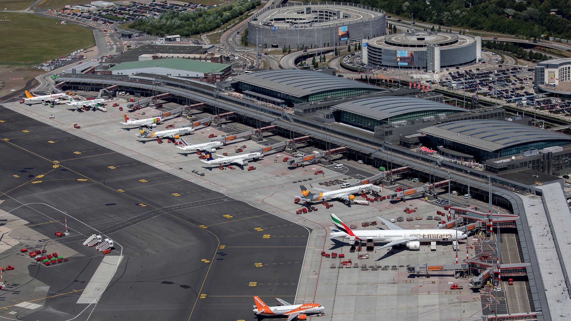 Luftbild vom Hamburg Airport 
