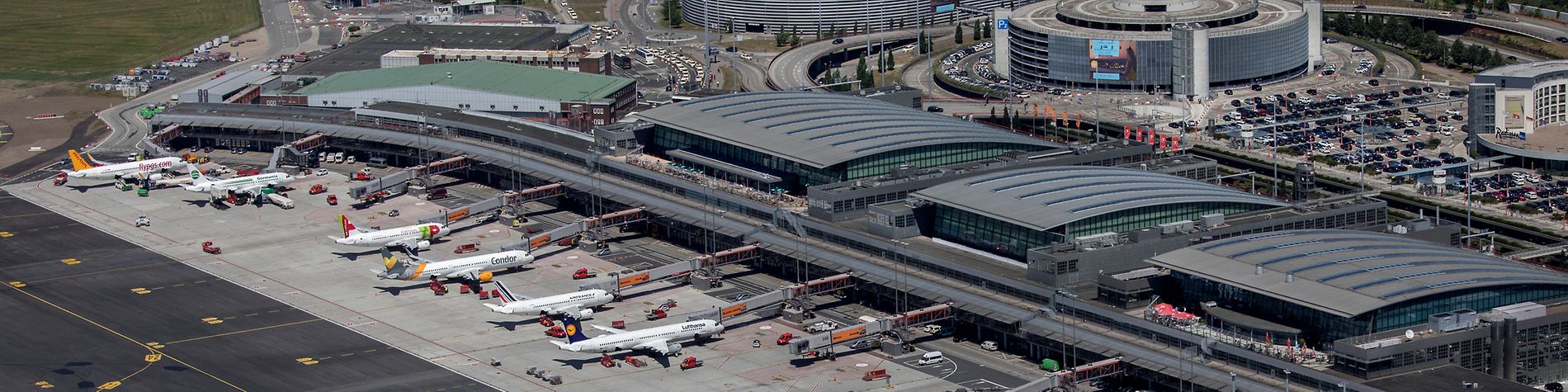 Luftbild vom Hamburg Airport 